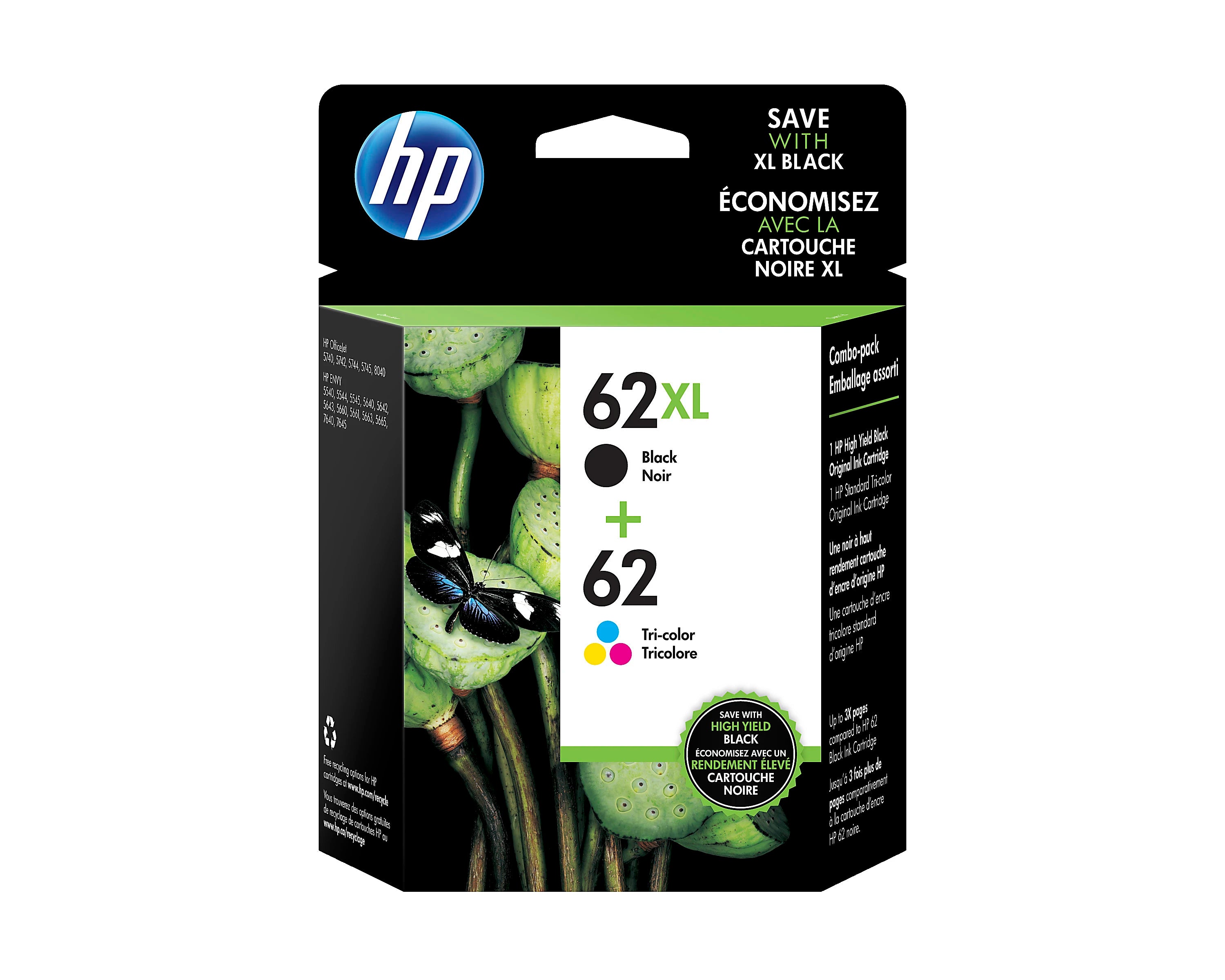 2 Cartucce ORIGINALI HP 62 BK Envy 5644 5646 5660 7640 Deskjet - Foto 8