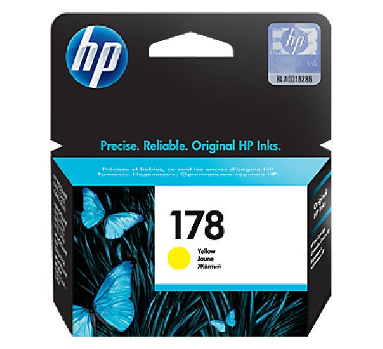 Original HP 178 Yellow (CB320HE) Ink Cartridge | DoorStepInk