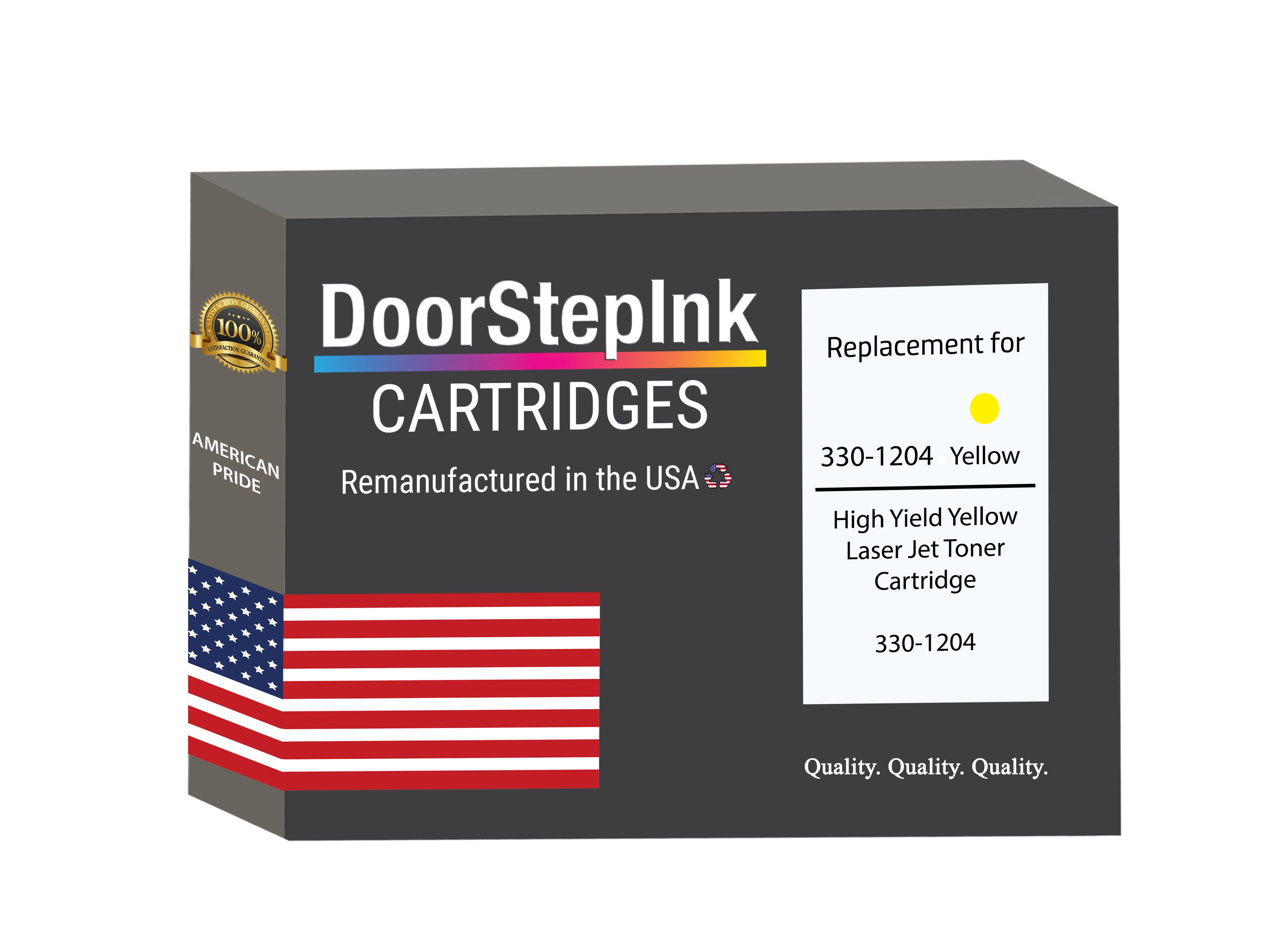 DoorStepInk Remanufactured in the USA For Dell 330-1204 High Yield Yel
