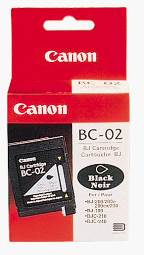 Original Canon BC-02 Black Ink Cartridge | DoorStepInk Original Canon BC-02 Black Ink Cartridge | DoorStepInk