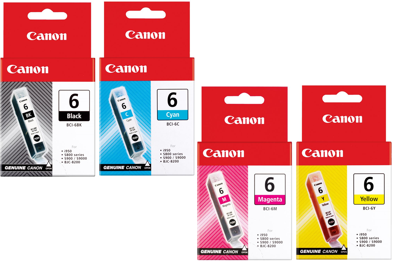 Cartucho De Tinta Canon Bci-6 Rojo