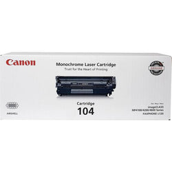 Canon 104 High Yield Black LaserJet Toner Cartridge, 0263B001