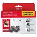 Canon PG-40 Black and Cl-41 Color Ink Cartridge, 0615B009