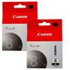 Original Canon CLI-8 Standard Yield Black (2-Pack) Ink Tank, 0620B037
