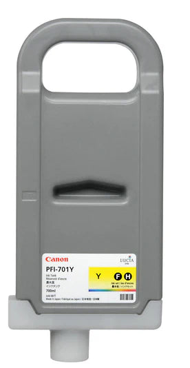 Genuine Canon 700ml PFI-701 Yellow High Yield Ink Cartridge, 0903B001AA