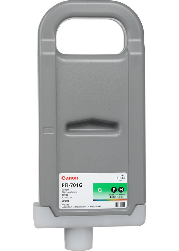 Genuine Canon 700ml PFI-701 Green High-Yield Ink Cartridge, 0907B001AA