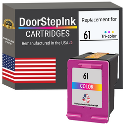 DoorStepInk Brand for HP 61 Color (CH562WN) Remanufactured In USA Ink Cartridge