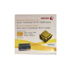 Genuine Xerox Color Qube 8570 / 8580 Yellow Solid Ink Pack (4 Sticks)(108R00948)