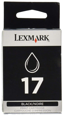 Genuine Lexmark 17 Standard Yield Black Inkjet Cartridge, 10N0217