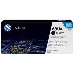 Genuine HP 650A Standard-Yield Black Laser Toner Cartridge, CE270A