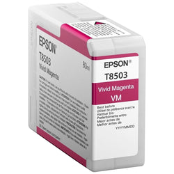 Epson T8503 UltraChrome HD Vivid Magenta Ink Cartridge, T850300