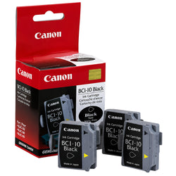 Original Canon BCI-10 Black Ink Cartridge-3 Pack