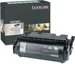 Genuine Lexmark 12A7462 High Yield Black Toner Cartridge