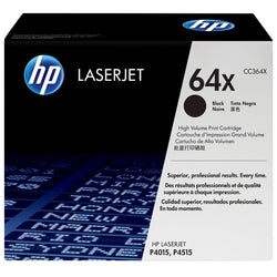 HP 64X High Yield Black LaserJet Toner Cartridge, CC364X