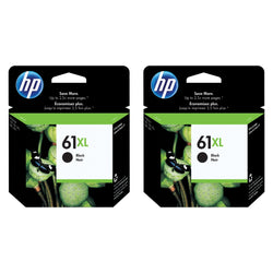 HP 61XL Black (CH563WN) Ink Cartridge- Twin Pack