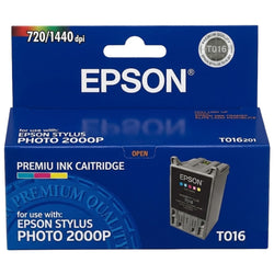Epson T016 Color Ink Cartridge, T016201