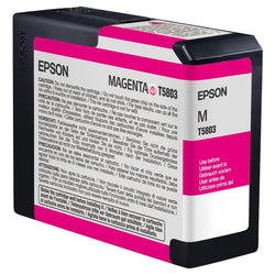 Original Epson T580A Vivid Magenta 80ml Ink Cartridge
