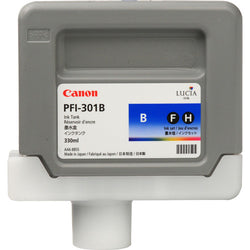 Canon PFI-301B Standard-Yield Blue Ink Cartridge, 1494B001AA