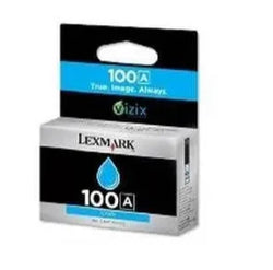 Lexmark 100A Standard-Yield Cyan Inkjet Cartridge, 14N0920