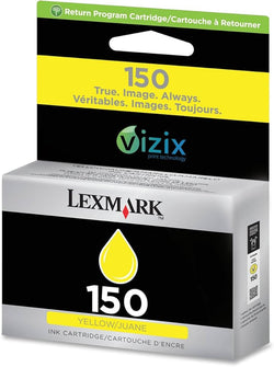 Genuine Lexmark 150 Standard Yield Yellow Inkjet Cartridge, 14N1610