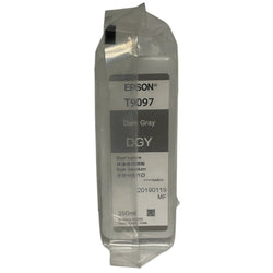 New Epson T9097 Dark Gray Ink Cartridge