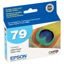Original Epson 79 Light Cyan (T0795) Ink Cartridge