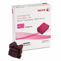 Xerox ColorQube 8870 / 8880 Magenta Solid Ink Pack (6 Sticks), 108R00951