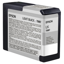 Original Epson T5807 Light Black 80ml Ink Cartridge