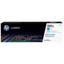Genuine HP 201X High-Yield Cyan LaserJet Toner Cartridge, CF401X