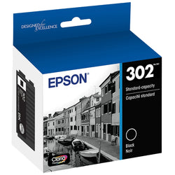 Epson T302 Claria Premium Standard-Yield Black Ink Cartridge, T302020