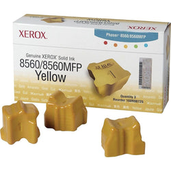 Genuine Xerox Phaser 8560 Yellow Solid Ink Pack (3 Sticks) 108R00725
