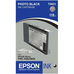 Original Epson T5621 Photo Black 110ml Ink Cartridge