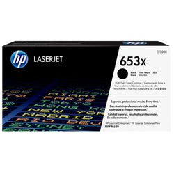 Genuine HP 653X High-Yield Black Laser Toner Cartridge, CF320X