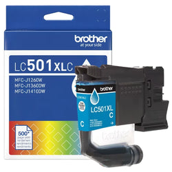 Original Brother LC501XL High Yield Cyan Ink Cartridge