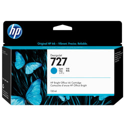 HP 727 130mL (B3P19A) Cyan Ink Cartridge