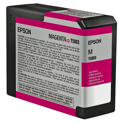 Original Epson T5803 Magenta 80ml Ink Cartridge