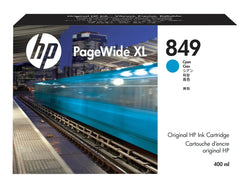 Original HP 849 Standard Yield Cyan Ink Cartridge, 1XB39A