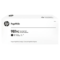 Original HP 981YC Extra High Yield Black PageWide Ink Cartridge, L0R20YC