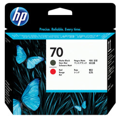 HP 70 Matte Black and Red (C9409A) Printhead