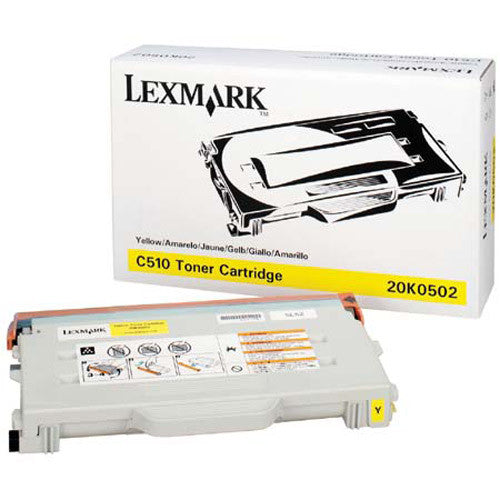 Original Lexmark 20K0502 Standard Yield Yellow Toner Cartridge