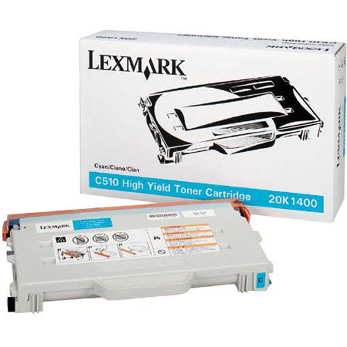 Original Lexmark 20K1400 High Yield Cyan Toner Cartridge
