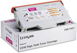 Original Lexmark 20K1401 High Yield Magenta Toner Cartridge