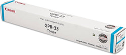 Original Canon GPR-33 Cyan Toner Cartridge, 2796B003AA 