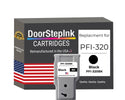 DoorStepInk Brand for Canon PFI-320BK Black Remanufactured in the USA Ink Cartridge, 2890C001