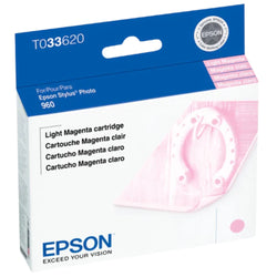 Original Epson T0336 Standard-Yield Light Magenta Ink Cartridge, T033620