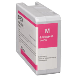 Original Epson SJIC35P-M High-Yield Magenta Ink Cartridge, T44B3