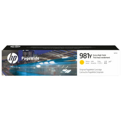 Genuine HP 981Y Extra High Yield Yellow PageWide Ink Cartridge, L0R15A