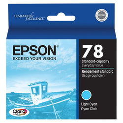 New Genuine Epson 78 (T078520) Light Cyan Ink Cartridge