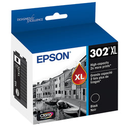 Epson 302XL Black Ink Cartridge, T302XL020