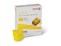 Genuine Xerox ColorQube 8870 / 8880 Yellow Solid Ink Pack (6 Sticks), 108R00952